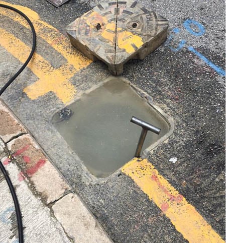 高壓通渠（香港阿公岩道地盆）